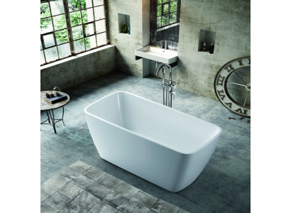 Badewanne Badezimmer Acryl Wanne Weiß Standbadewanne Zeitgenössisch