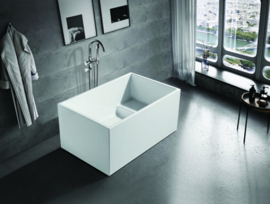 Kleine Badewann 110x75 Wann Bad Acryl Badewanne Wanne Weiß Badewannen