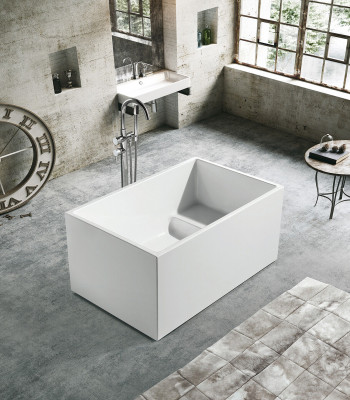 Kleine Badewann 110x75 Wann Bad Acryl Badewanne Wanne Weiß Badewannen