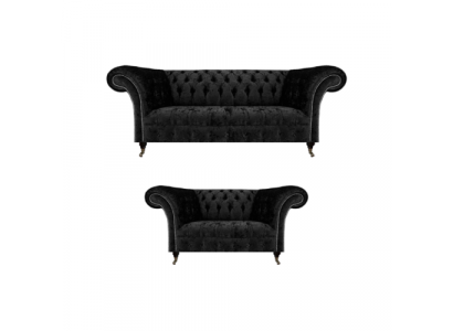 Neu Komplett Sofa Dreisitzer Couch Chesterfield Zweisitzer Sofas Wohnzimmer