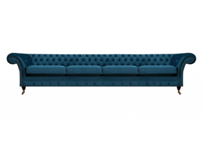 Wohnzimmer Chesterfield Einrichtung Polstermöbel Sofa Couch Viersitzer Neu