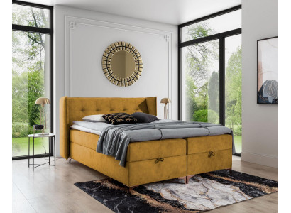 Bett 160x200cm Luxus Design Möbel Schlafzimmer Boxspringbett Doppel Neu