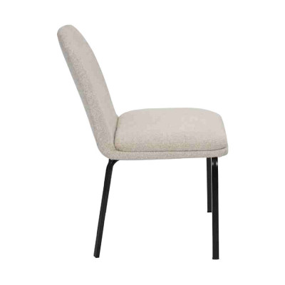 Garnitur Metall Lehn Polster Weiß Stühle Esszimmer Textil Set 6x Sessel Stuhl