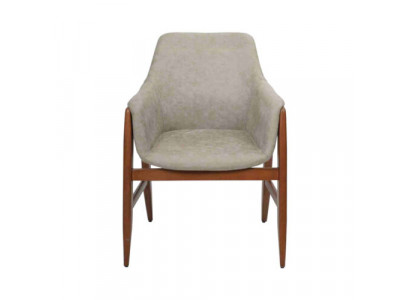 Esszimmerstuhl Stuhl Küchenstuhl Lehnstuhl Holz Stoff Modern Grau Stuhl