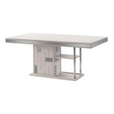 Luxus Esszimmertisch Esstisch Tisch Esszimmer Möbel Essecke Holz Weiß