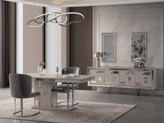 Luxus Esszimmertisch Esstisch Tisch Esszimmer Möbel Essecke Holz Weiß