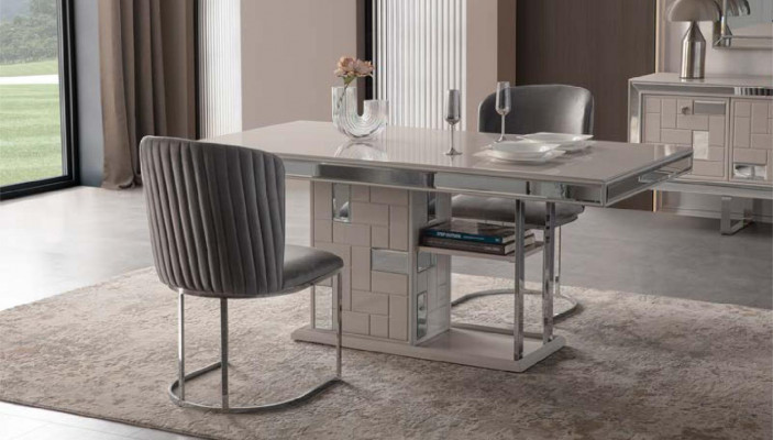 Luxus Esszimmertisch Esstisch Tisch Esszimmer Möbel Essecke Holz Weiß