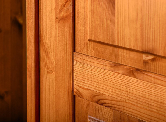 Kleiderschrank Landhaus Stil Möbel Schrank Holz Schlafzimmer Schränke Braun Neu