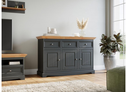 Design Kommode Holz Möbel Schrank Vitrine klassisch Schrank Buffet Bar Anrichte