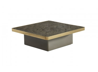 Beistelltisch Holz Neu Modern Design Möbel Luxus Dunkelgrau Marmor Wohnzimmer