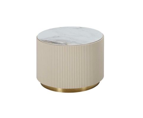 Luxus Rundtisch Holz Moderne Design Beige Luxus Möbel Wohnzimmer Runde Tisch Neu