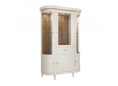 Klassische Schränke Vitrine Holz Edler Luxus Glas Schrank Holz Regal