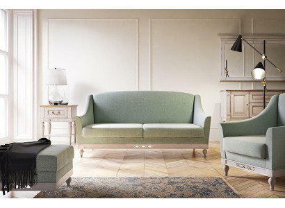 Sofagarnitur Sofa Couch Polster Set Garnitur Sitz 311 Hocker 4tlg. Garnituren