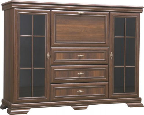 Wohnzimmerschrank 158cm XXL Low Boards Anrichte Holz Kommode Sideboard Kommoden