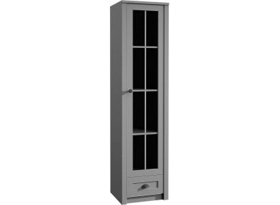 Landhaus Vitrine Schrank Klassisch Möbel Vitrinenschrank Vitrinen Glas Schränke