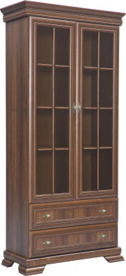 Garnitur Vitrine Kommode 4tlg. Holz Möbel Regal Wohnzimmer Wohnwand Set Gruppe