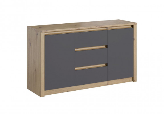 Wohnwände Anrichte Low Board Side Schrank Wohn Zimmer Sideboard Regal 5tlg. Set