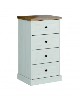 Landhaus Stil Möbel Hoch Kommode Schrank Designer Schränke Weiß Sideboard