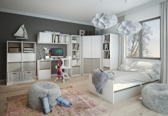 Moderne Ablage für Wohnzimmer Regal Holz Bücher Wandregal Neu Siena Mati