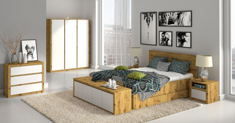 Nachttisch Nachtschrank Kommode Handarbeit Holz Möbel Nachtschränkchen Moderne