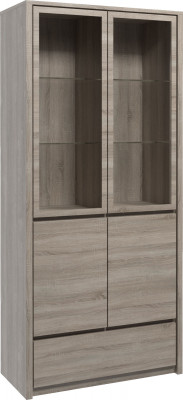 Esszimmer Holz Wohnzimmer Möbel Vitrine Kommode Vitrinen Glasschrank Schränke