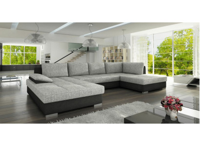 Couch Garnitur U Form Big design Wohnlandschaft Ecksofa xxl Polster Eck