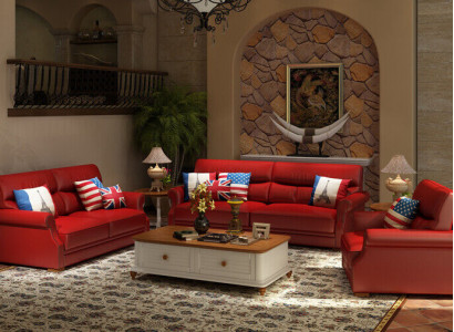 Ledersofa Couch Wohnlandschaft 3+2 Sitzer Garnitur Modern Sofa Garnituren