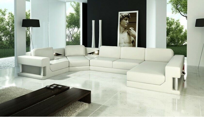 Couch Eckgarnitur Wohnlandschaft U Form Sofa Eckcouch Ecksofa Garnitur