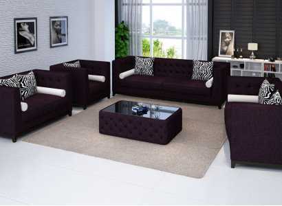 Sofagarnitur Ledersofa Sofa Couchen Sitzer Set Sofa Polster Couch 4tlg Sessel