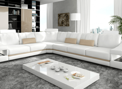 Ledersofa Ecksofa Couch Designer Polster Eckgarnitur Sofa Couchen Sofas