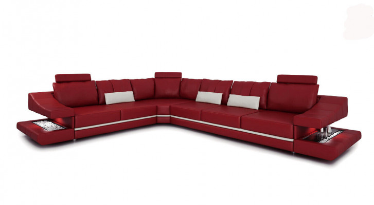 Ledersofa Ecksofa Couch Designer Polster Eckgarnitur Sofa Couchen Sofas