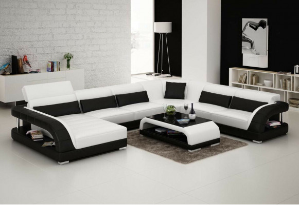 Sofa Couch Wohnlandschaft Eckgarnitur Ecksofa Polster Garnitur Sofas
