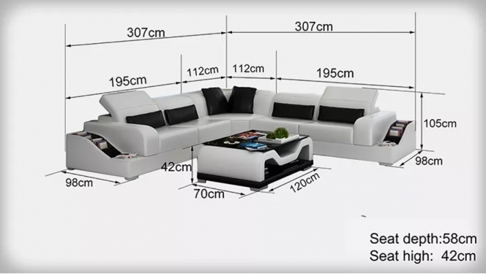 Ledersofa Couchen Design Wohnzimmer Günstige Polster Möbel Sitzgarnitur Sofa Neu