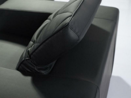 Ledersofa Sofagarnitur 3+2+1 Sitzer Set Garnitur Deko Polstersofa Couch