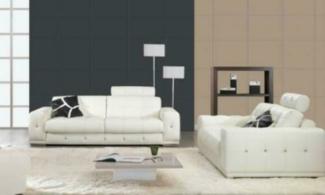 Ledersofa Couchen Sofagarnitur Sofa Sitzer Set Sofas Polster Couch 3tlg Sessel
