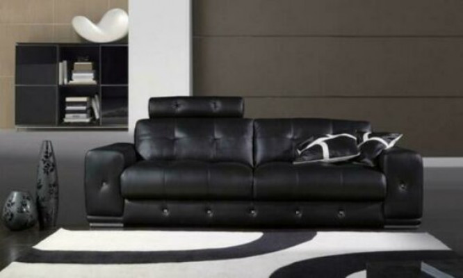 Ledersofa Couchen Sofagarnitur Sofa Sitzer Set Sofas Polster Couch 3tlg Sessel