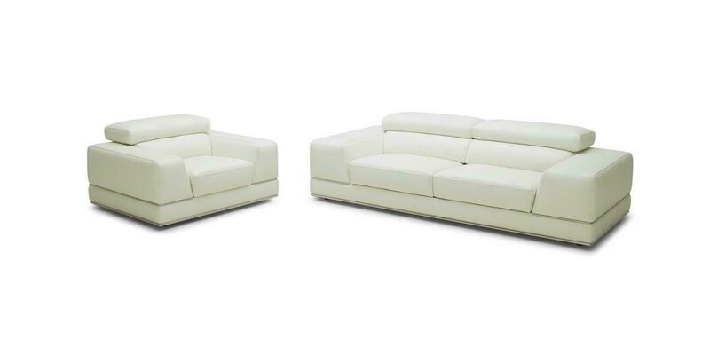 Ledersofa Sofagarnitur 3+2+1 Sitzer Set Garnitur Polstersofa Deko Couch