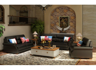 Sofagarnitur 3+1+1 Polster Designer Sofas Garnitur Couch Sofa Garnituren