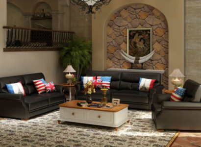 Sofagarnitur 3+1+1 Polster Designer Sofas Garnitur Couch Sofa Garnituren