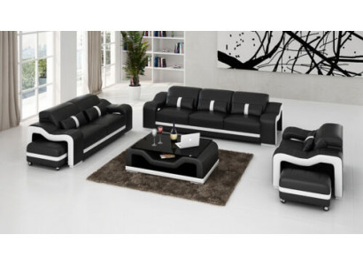 Sofagarnitur 311 Sitzer Set Design Sofas Polster Couchen Relax Leder