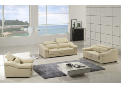 Sofagarnitur Design Couchen Polster 311 Sitzer Garnituren Set Leder Sofas