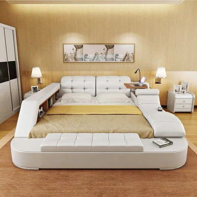 Bett Multifunktion - Tresor - Wärme Liege - USB - Sound Doppel Hotel