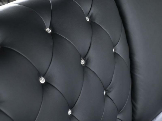 Chesterfield Bett Design Klassische Betten Doppel Leder Polster Schlafzimmer