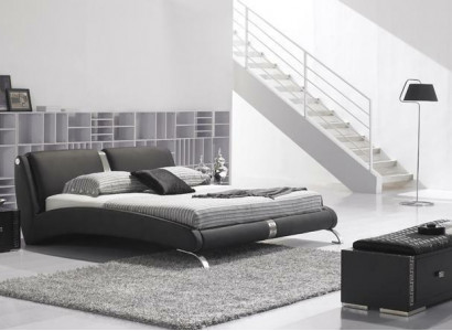 Modernes Bett Polsterbett Doppelbett Designer Betten Set 180x200cm