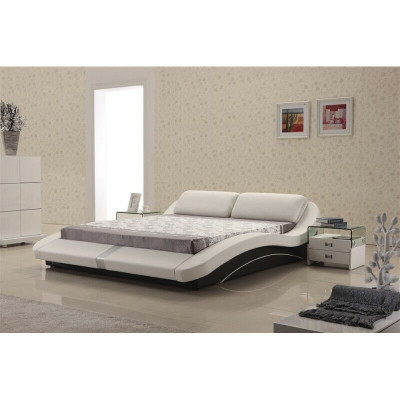 Luxus Leder Design Polster Betten Doppel Modernes Bett Ehe Deko Exclusiv