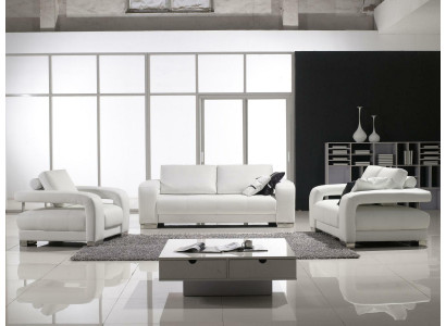 Design Couchen Sofas Polster 32 Sitzer Sofagarnitur Set Leder Sofa Garnituren