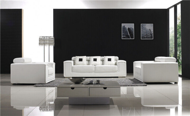 Garnitur Ledersofa Sofagarnitur 32 Sitzer Set Polstersofa Couch Designersofa Neu