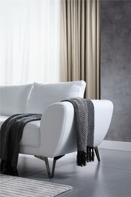 Ledersofa Couch Wohnlandschaft 3+2 Sitzer Garnitur Design Modern Sofa