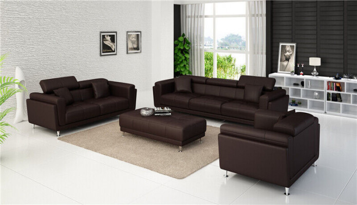 Garnituren Design Couchen Sofas Polster 32 Sitzer Sofagarnitur Set Leder Sofa