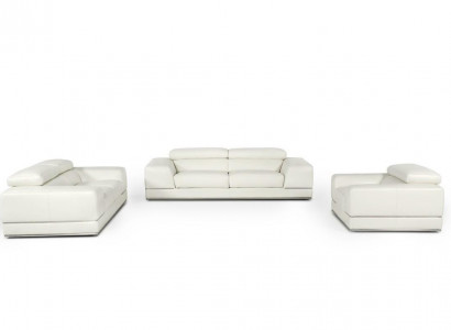 Ledersofa Wohnlandschaft 3+2 Sitzer Garnitur Design Modern Sofa Garnituren Neu